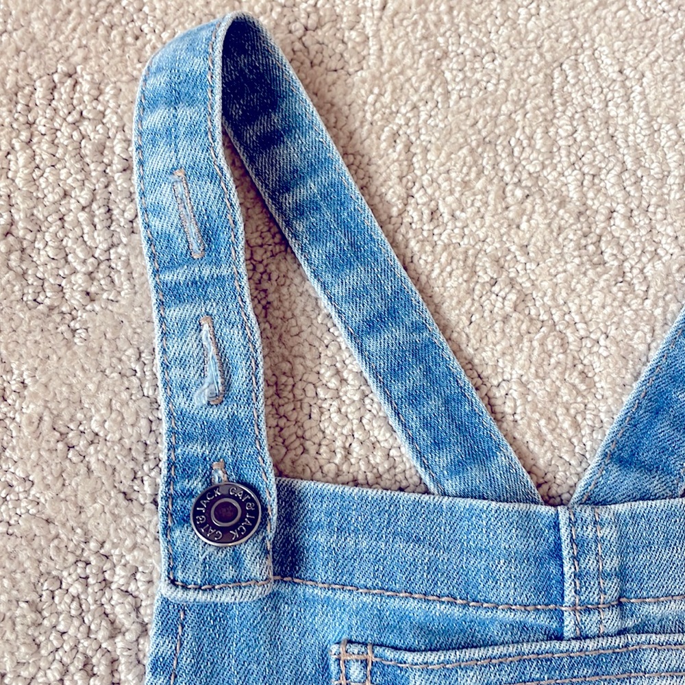 🐇 Size 4/5 Shortalls with Lace - Picture 6 of 8